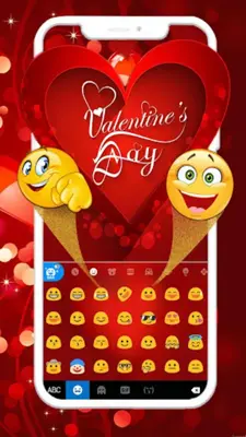 Valentine Hearts Theme android App screenshot 0